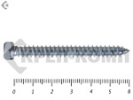 Купить шуруп шестигранный, din7976, цинк