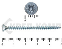 Саморез белый цинк POZY 3,5х50 (5000шт)